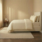 Satino patalynės komplektas SAHARA – 100% šukuotinių verpalų satinas