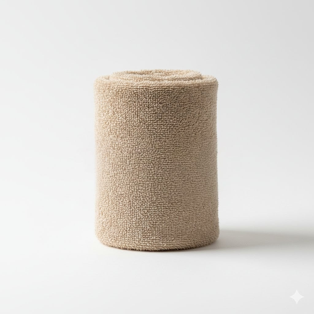 Rankšluostis Lotus Beige – 100% medvilnė