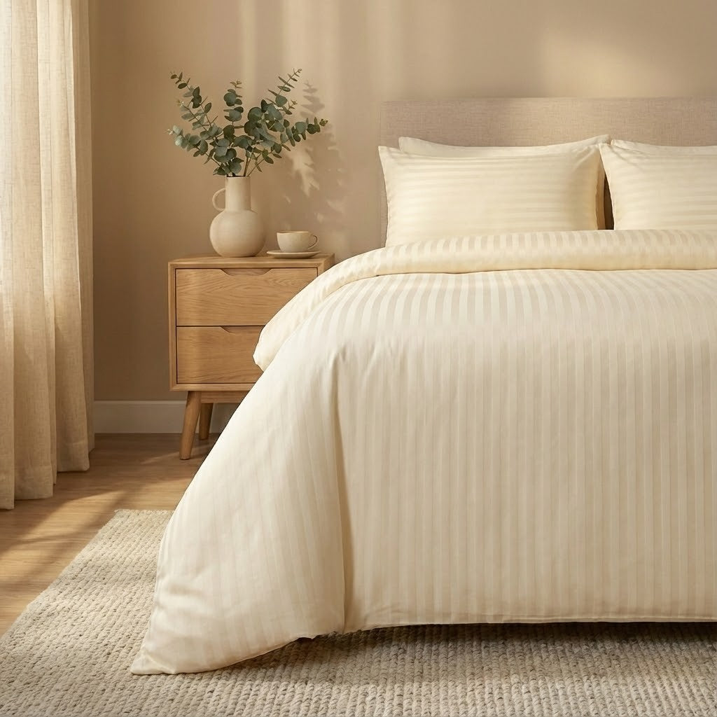 Satino patalynės komplektas SAHARA – 100% šukuotinių verpalų satinas