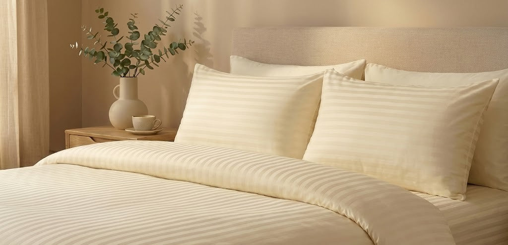 Satino patalynės komplektas SAHARA – 100% šukuotinių verpalų satinas