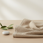 Rankšluostis Lotus Beige – 100% medvilnė