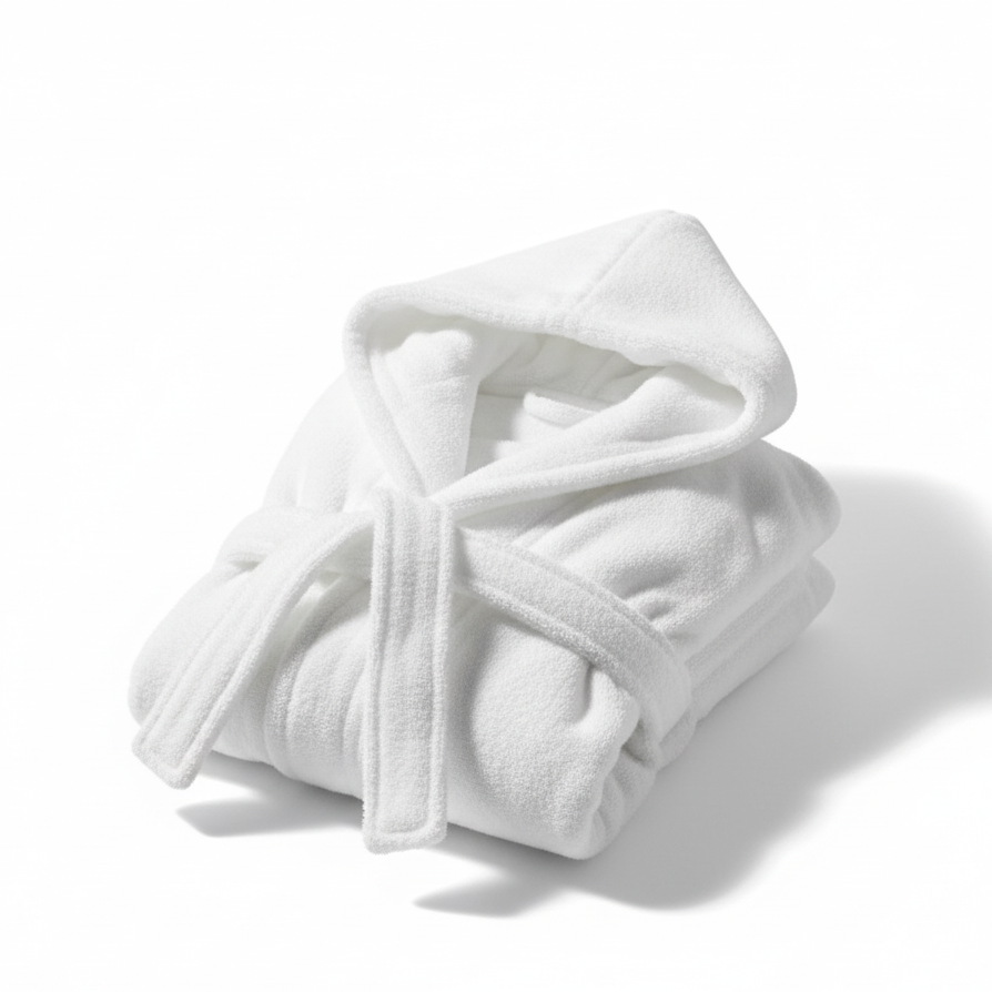 Vaikiškas chalatas Morera – su gobtuvu