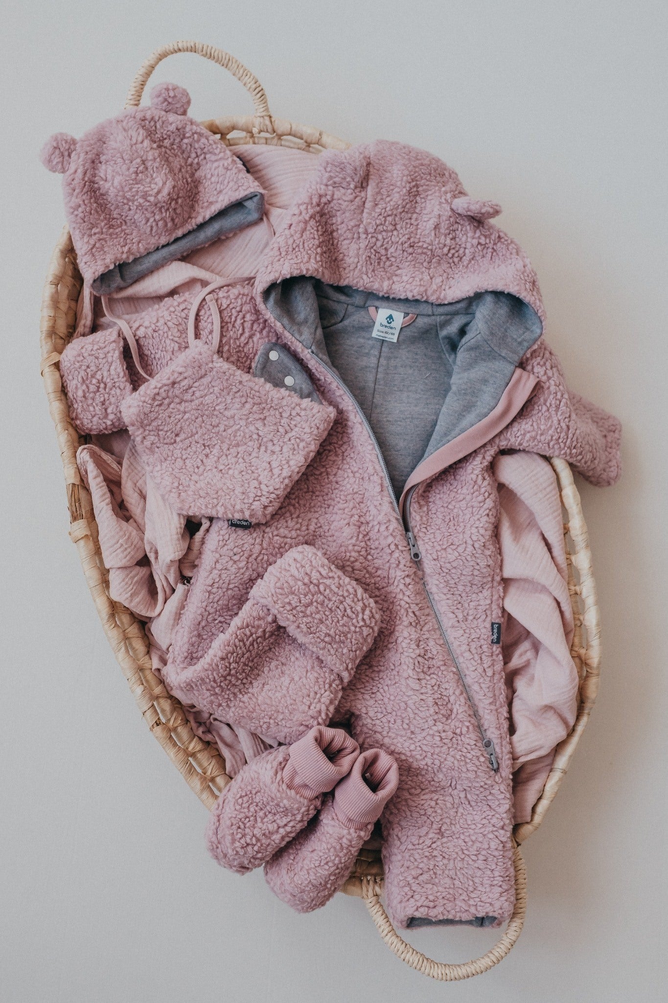 Merino Wool Lining Baby Hat TESSA